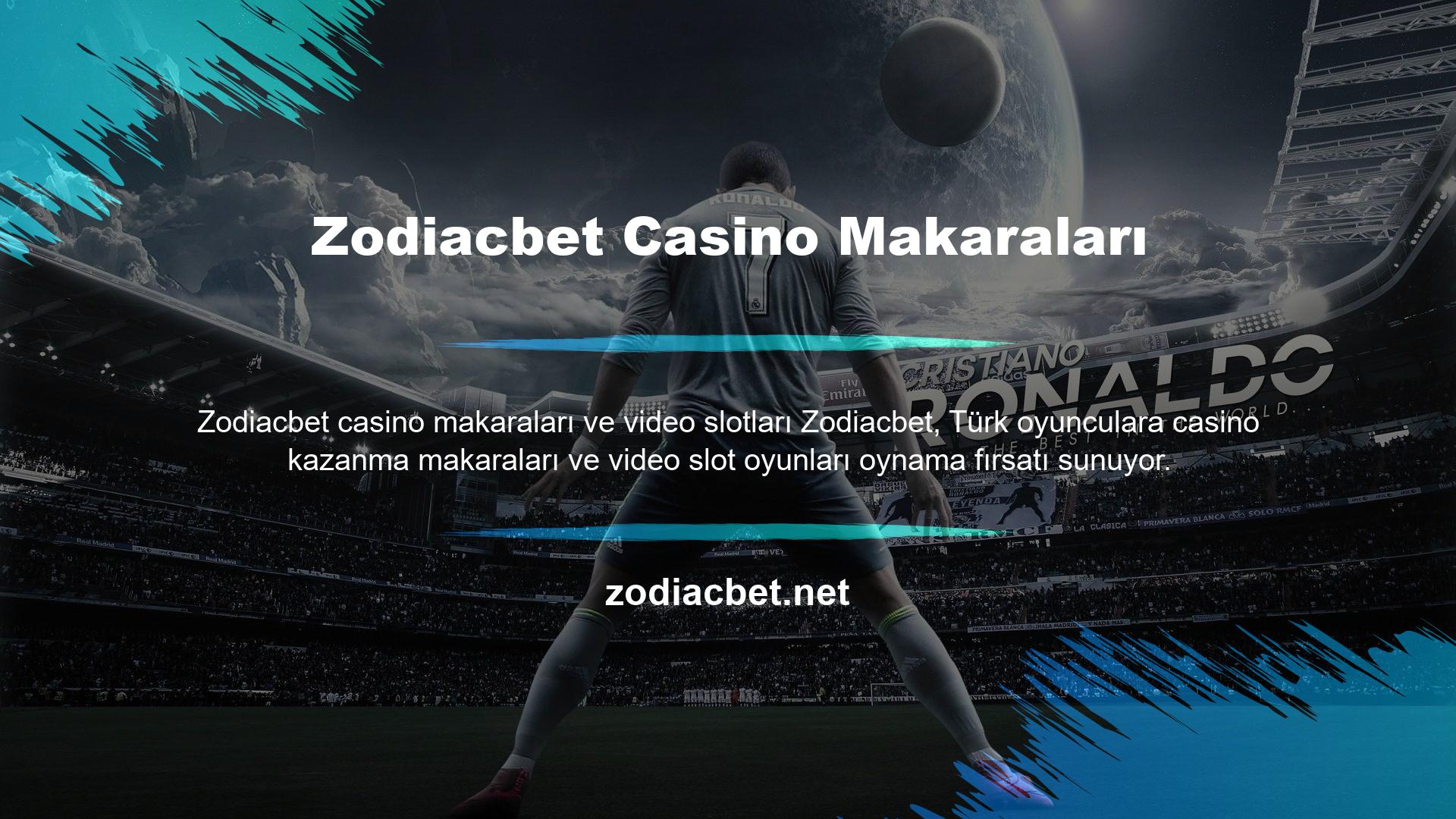 Zodiacbet ayrıca canlı casino hizmeti de sunmaktadır