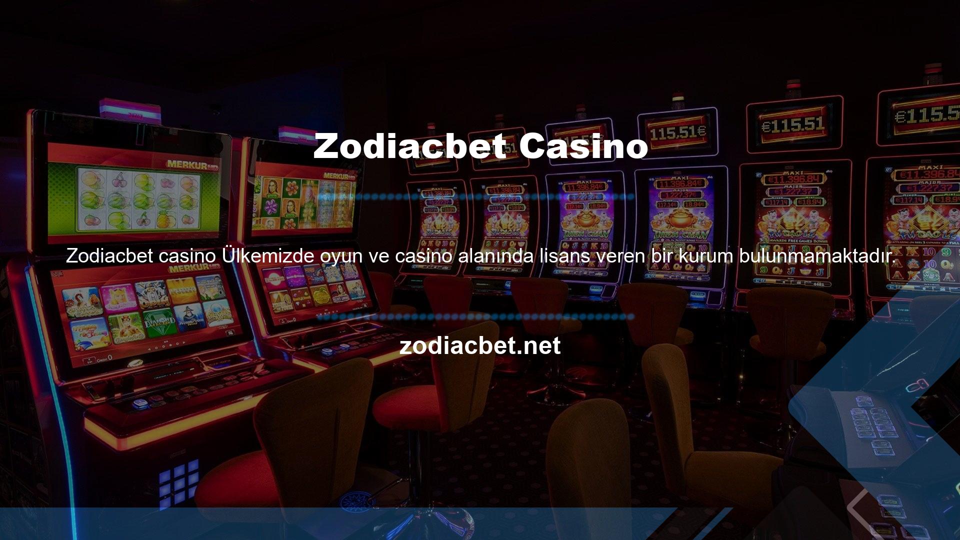 Casino sektöründe çalışmak isteyen web siteleri yurt dışından lisans almaktadır