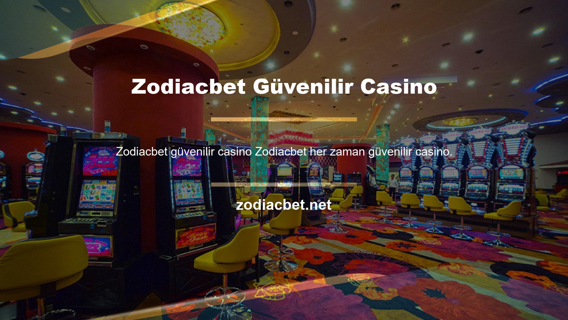 Web sitemizde her zaman güvenli bir şekilde oynayabilirsiniz