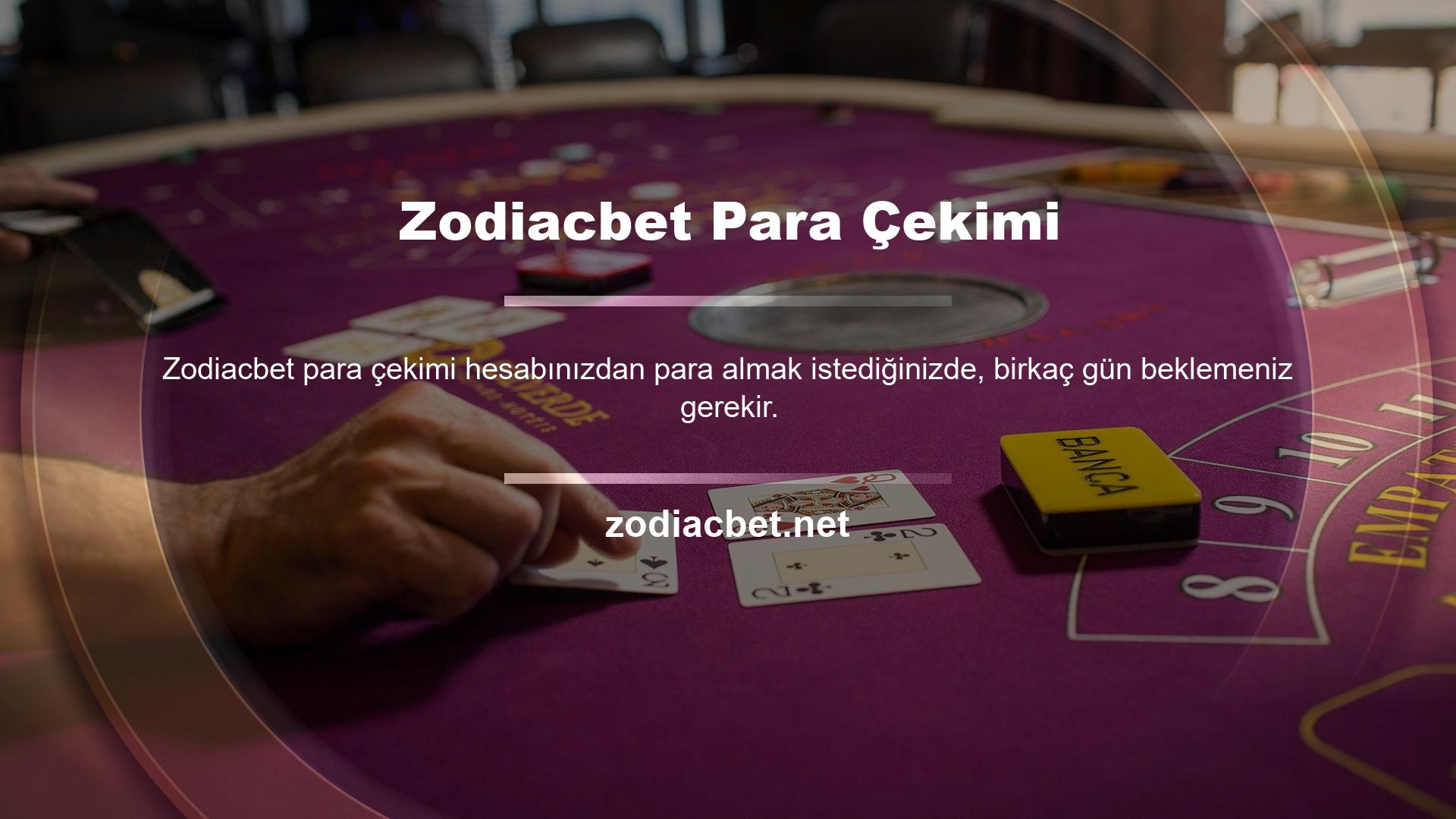 Nasıl yapıldığına bağlı olarak para çekme işleminin tamamlanması birkaç gün sürebilir